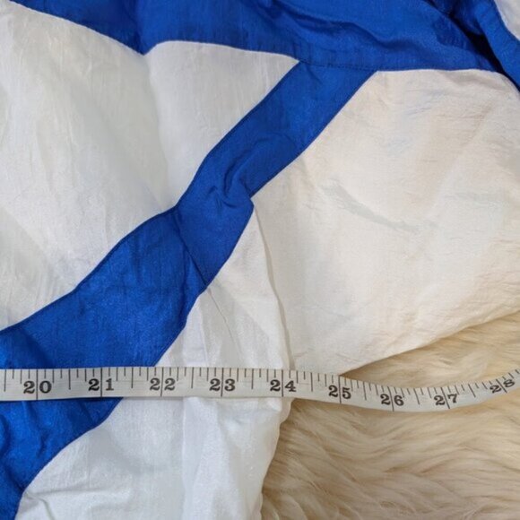 Vintage Nike White Label Branded Windbreaker Blue and White Men Size Medium - Picture 5 of 13